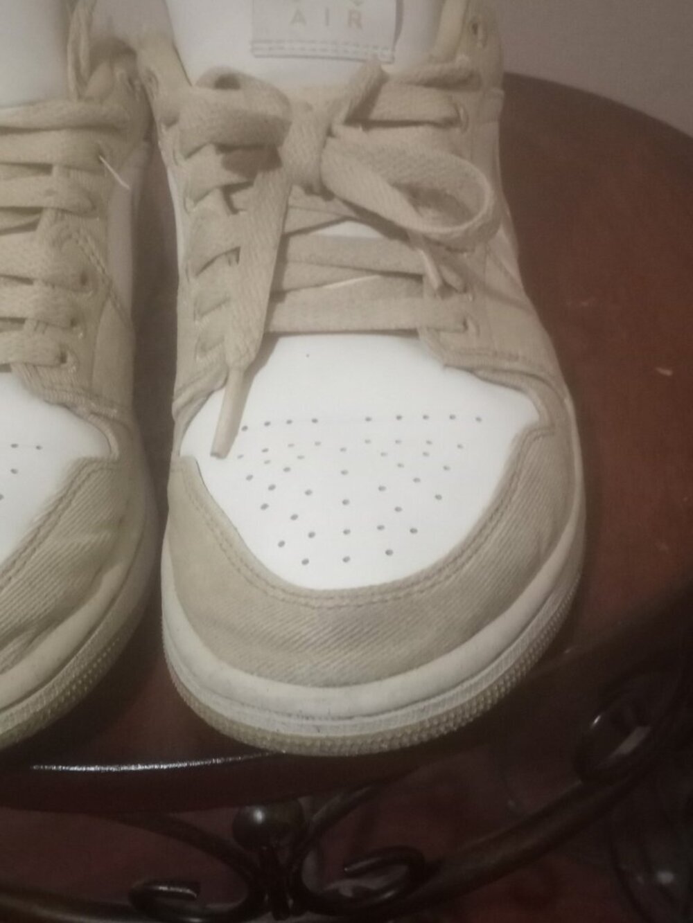 Air Jordan 1 SE Low Top Team Gold Sail Men's Sneakers Lace Up FN3722-701 Sz 7.5 - Picture 8 of 12